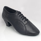 BW111 Bryan Watson | Black Leather | 1.5" Signature Heel - Shop4Dancer