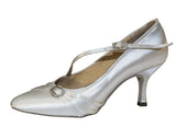 Style 040C -  White Satin - Shop4Dancer