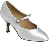 Style 1012 - White Satin - Shop4Dancer