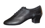 131T Tornsberg  |  Black Leather |  4cm Alan Heel | Size 25cm - Shop4Dancer