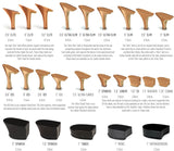 LTB - TAN SATIN - Size 5UK - 3"  Elite  Heel - Shop4Dancer